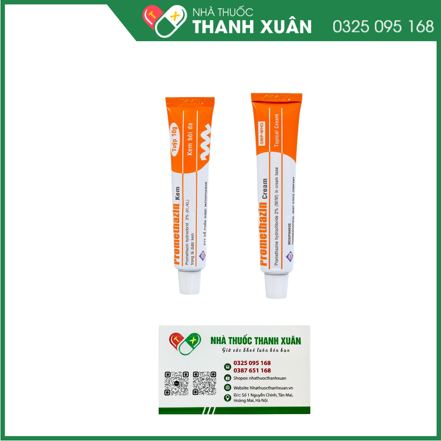 Promethazin Cream điều trị các chứng ngứa, kích ứng ngoài da